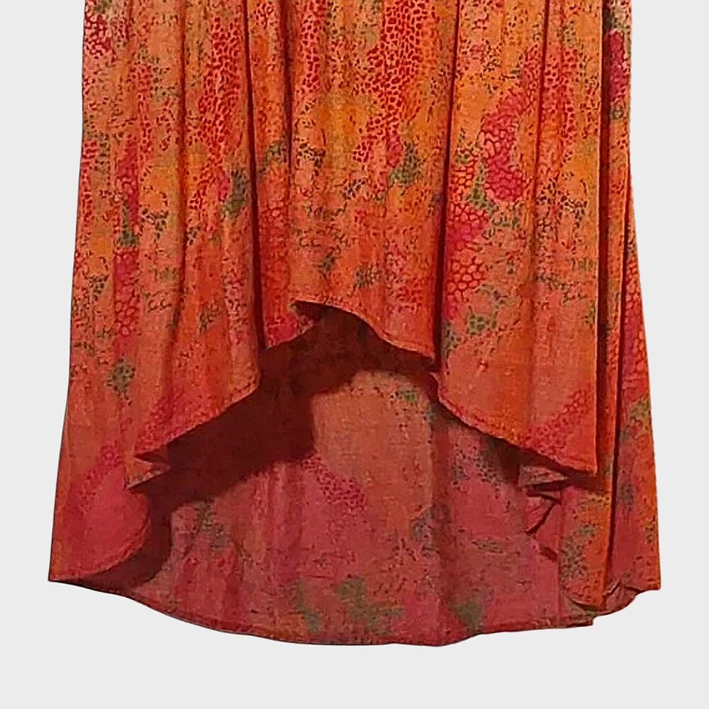 Angie Maxi Sundress Soft Flowy Floral Hi-Low - Small - Picture 5 of 7